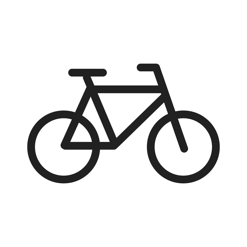 Bicycle Line Icon - IconBunny