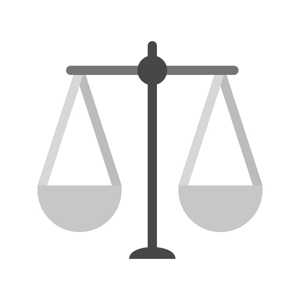 Balance Greyscale Icon - IconBunny