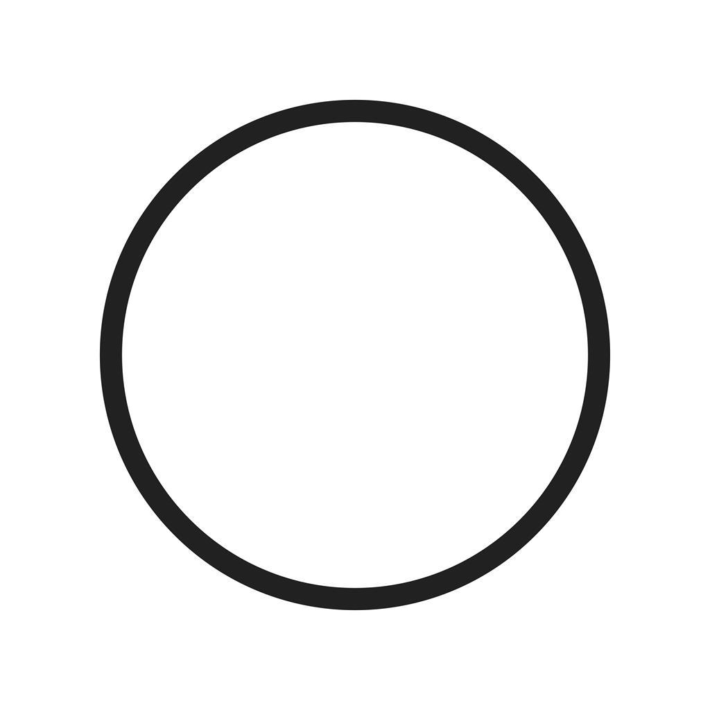 Circle Line Icon - IconBunny
