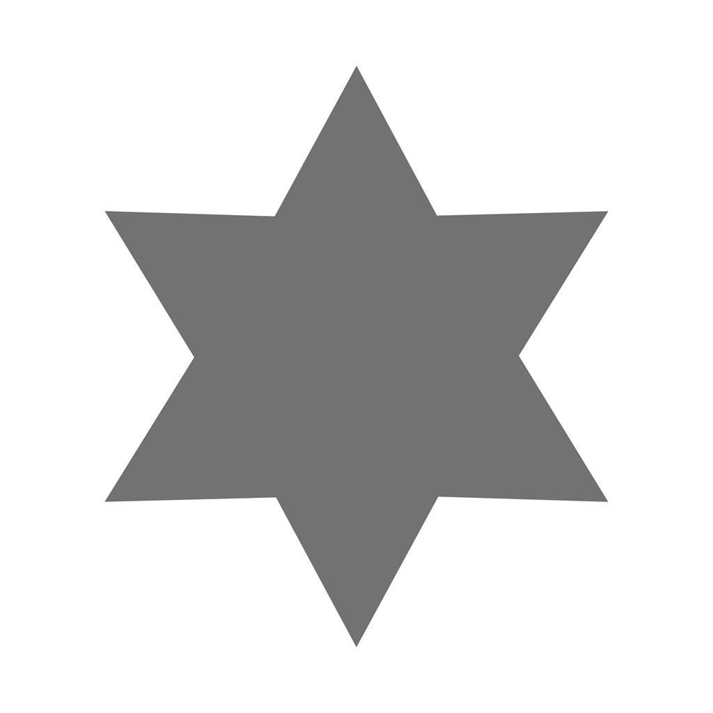Star III Greyscale Icon - IconBunny