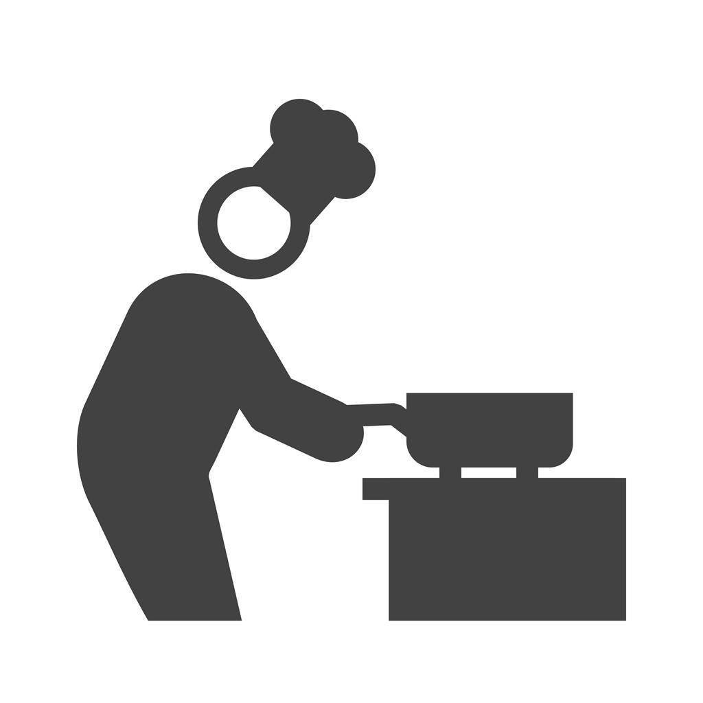 Cooking Glyph Icon - IconBunny