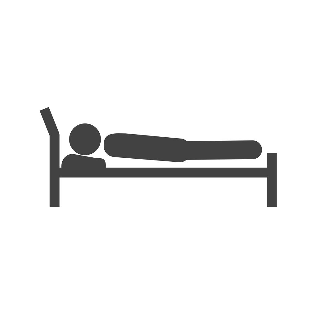 Sleeping Glyph Icon - IconBunny