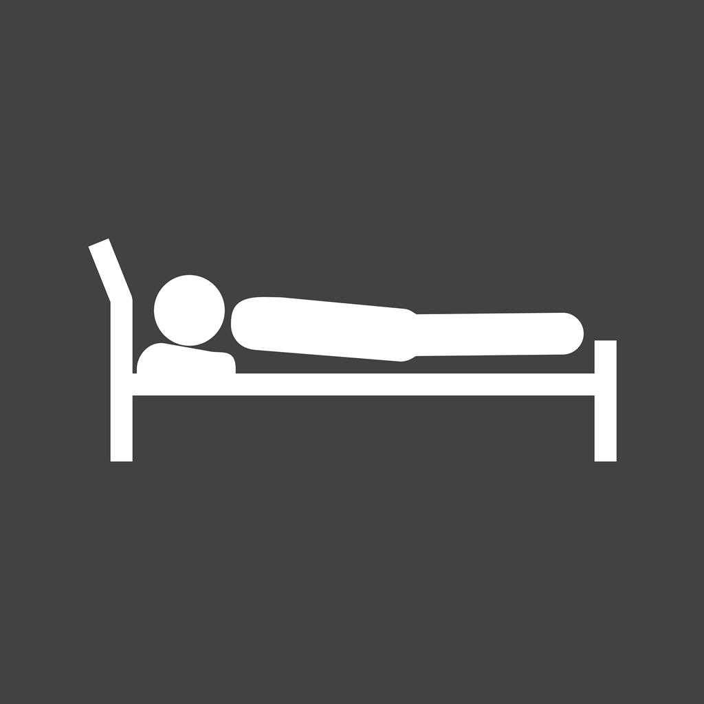 Sleeping Glyph Inverted Icon - IconBunny