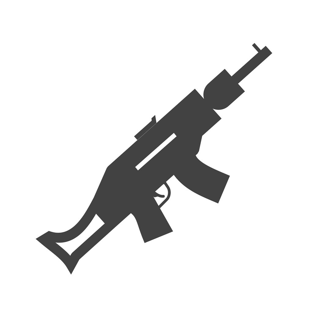 Gun Glyph Icon - IconBunny