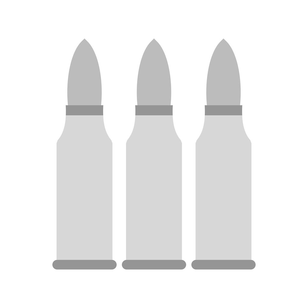 Bullets Greyscale Icon - IconBunny