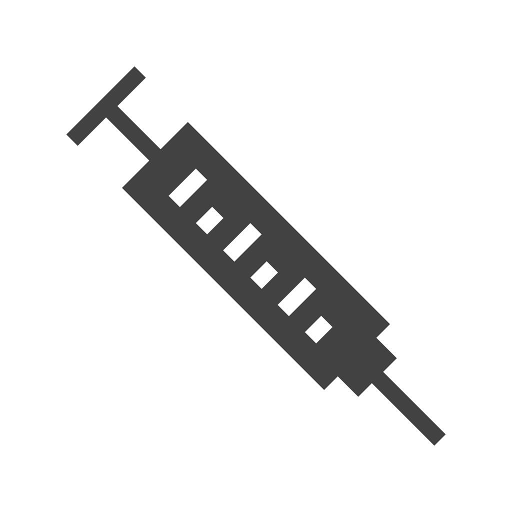 Syringe Glyph Icon - IconBunny