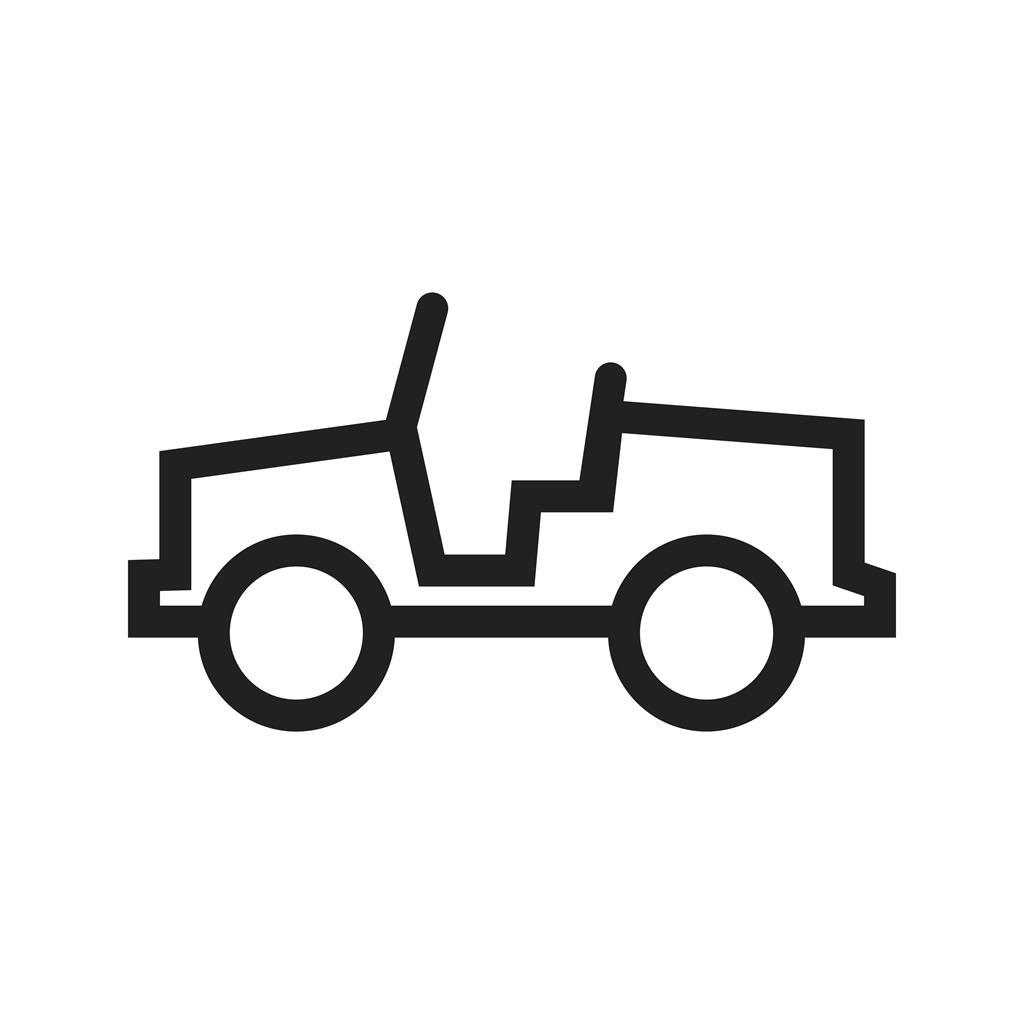 Jeep I Line Icon - IconBunny