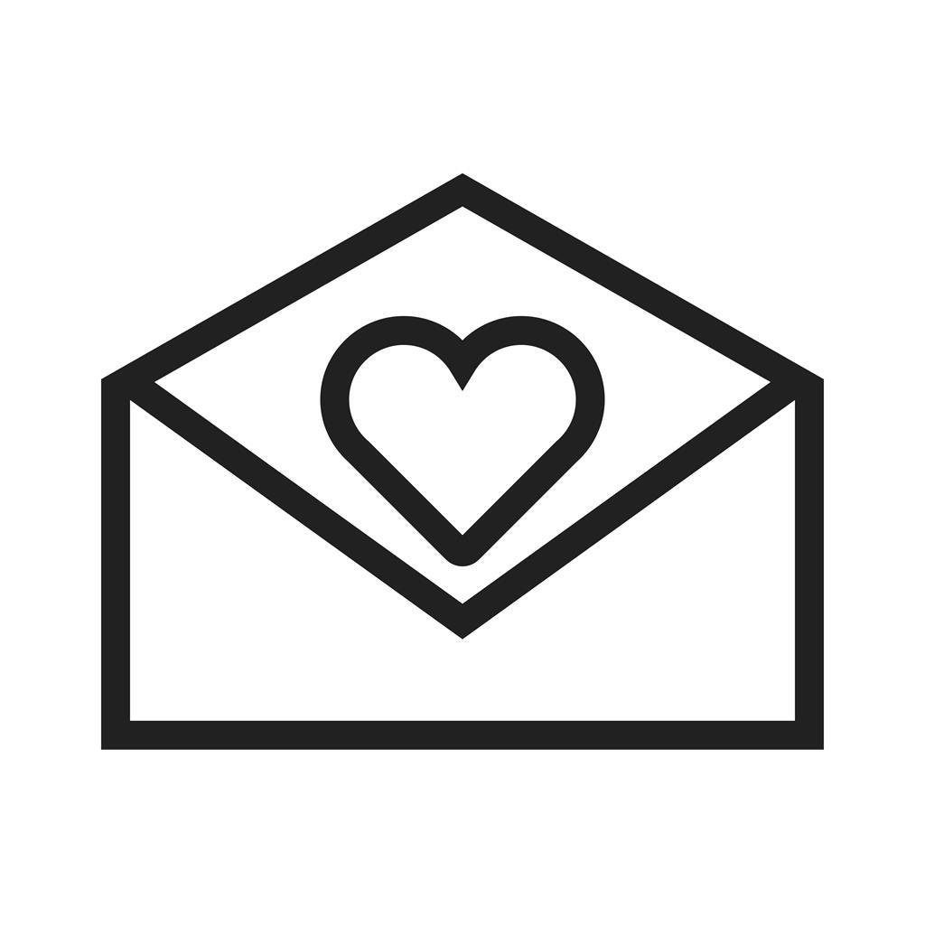 Envelop Line Icon - IconBunny