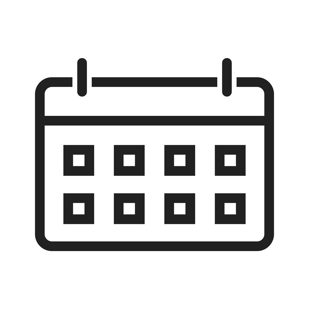 Calendar Line Icon - IconBunny
