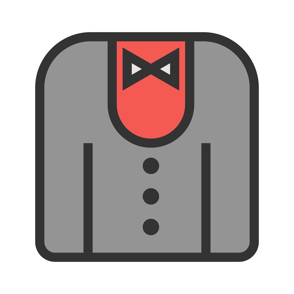 Groom's dress Line Filled Icon - IconBunny