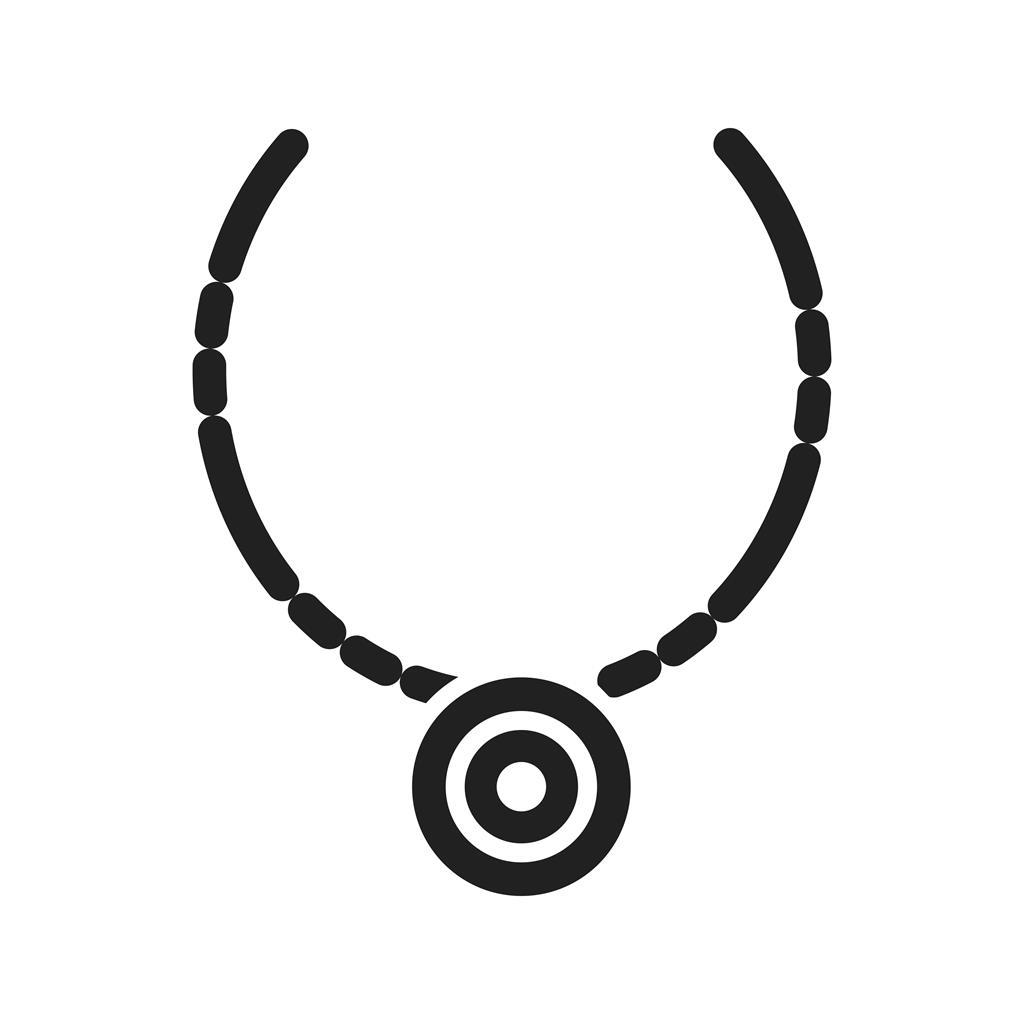 Necklace Line Icon - IconBunny
