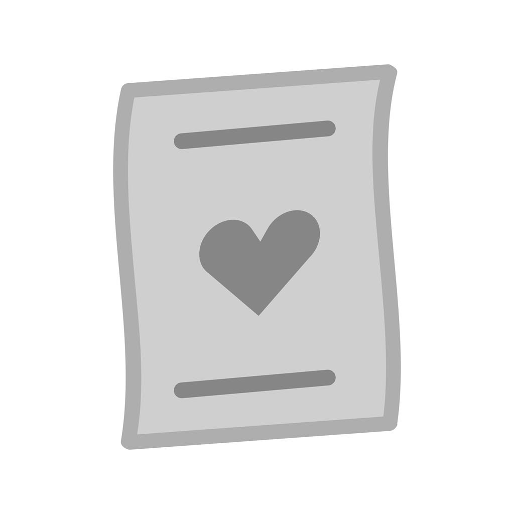 Letter Greyscale Icon - IconBunny