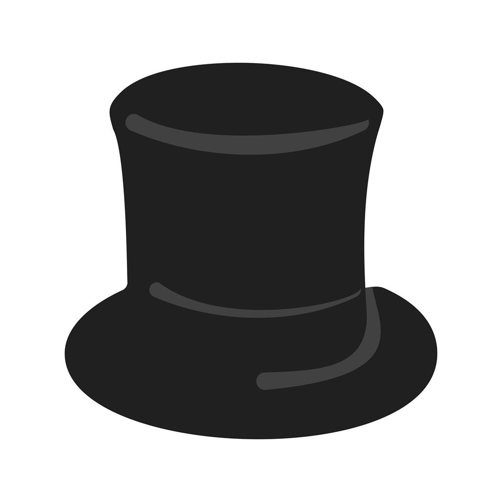 Hat Greyscale Icon - IconBunny