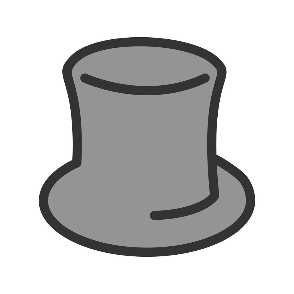 Hat Line Filled Icon - IconBunny