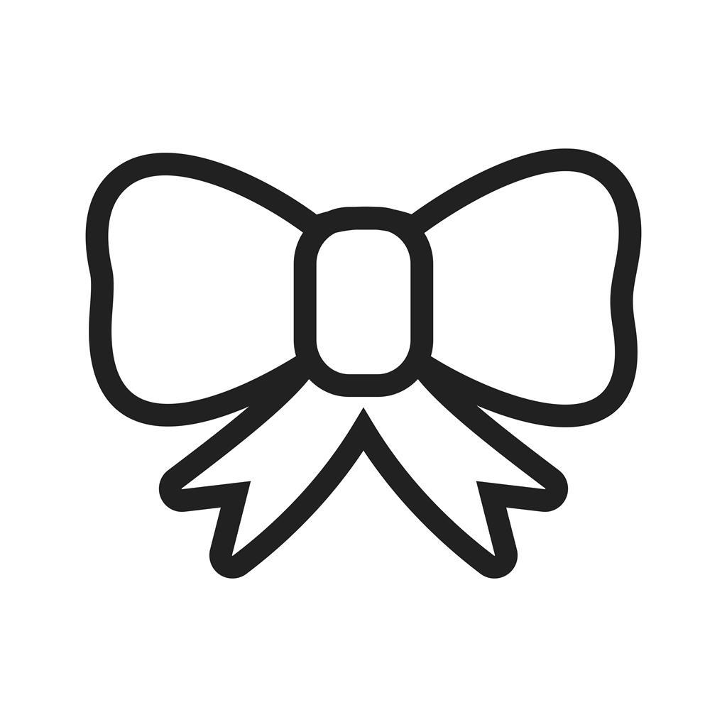 Bow Line Icon - IconBunny