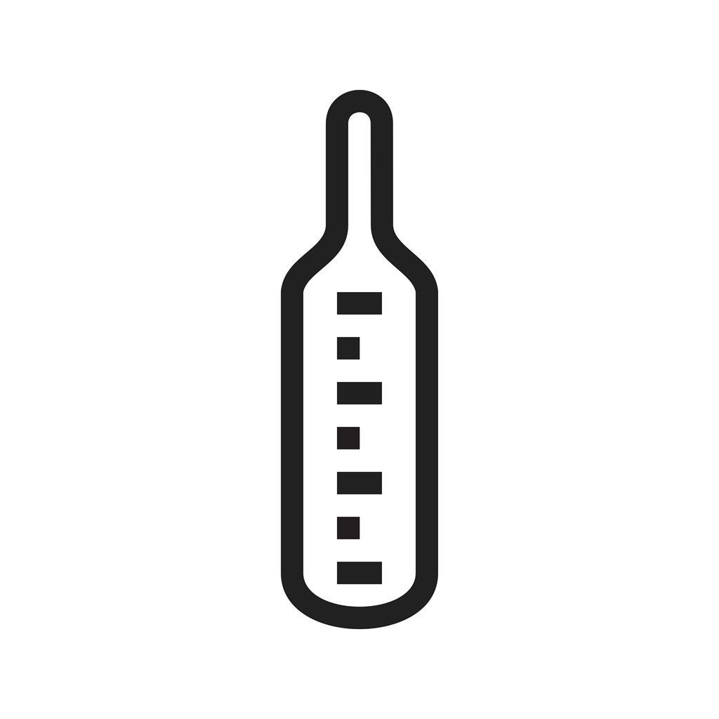Thermometer Line Icon - IconBunny