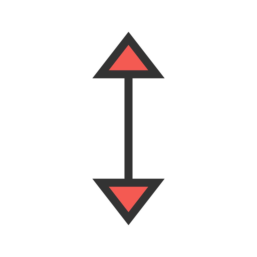 Up-Down II Line Filled Icon