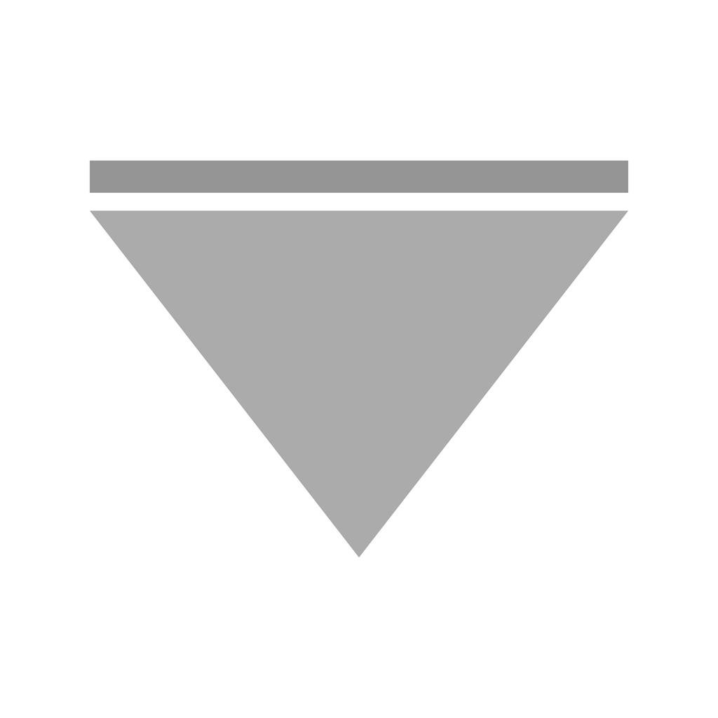 Arrow Down Greyscale Icon