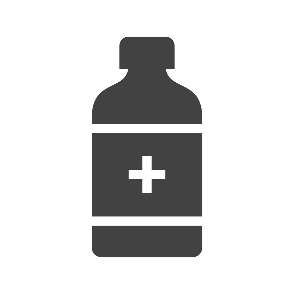 Medicine Bottle Glyph Icon - IconBunny