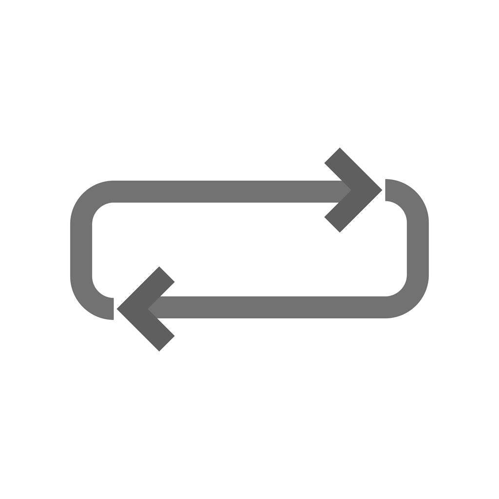 Loop Greyscale Icon