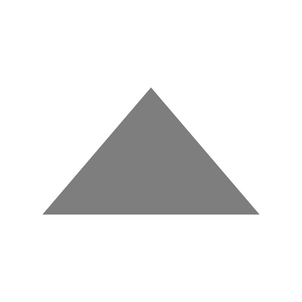 Triangle Arrow Up Greyscale Icon