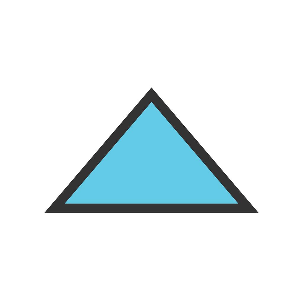 Triangle Arrow Up Line Filled Icon