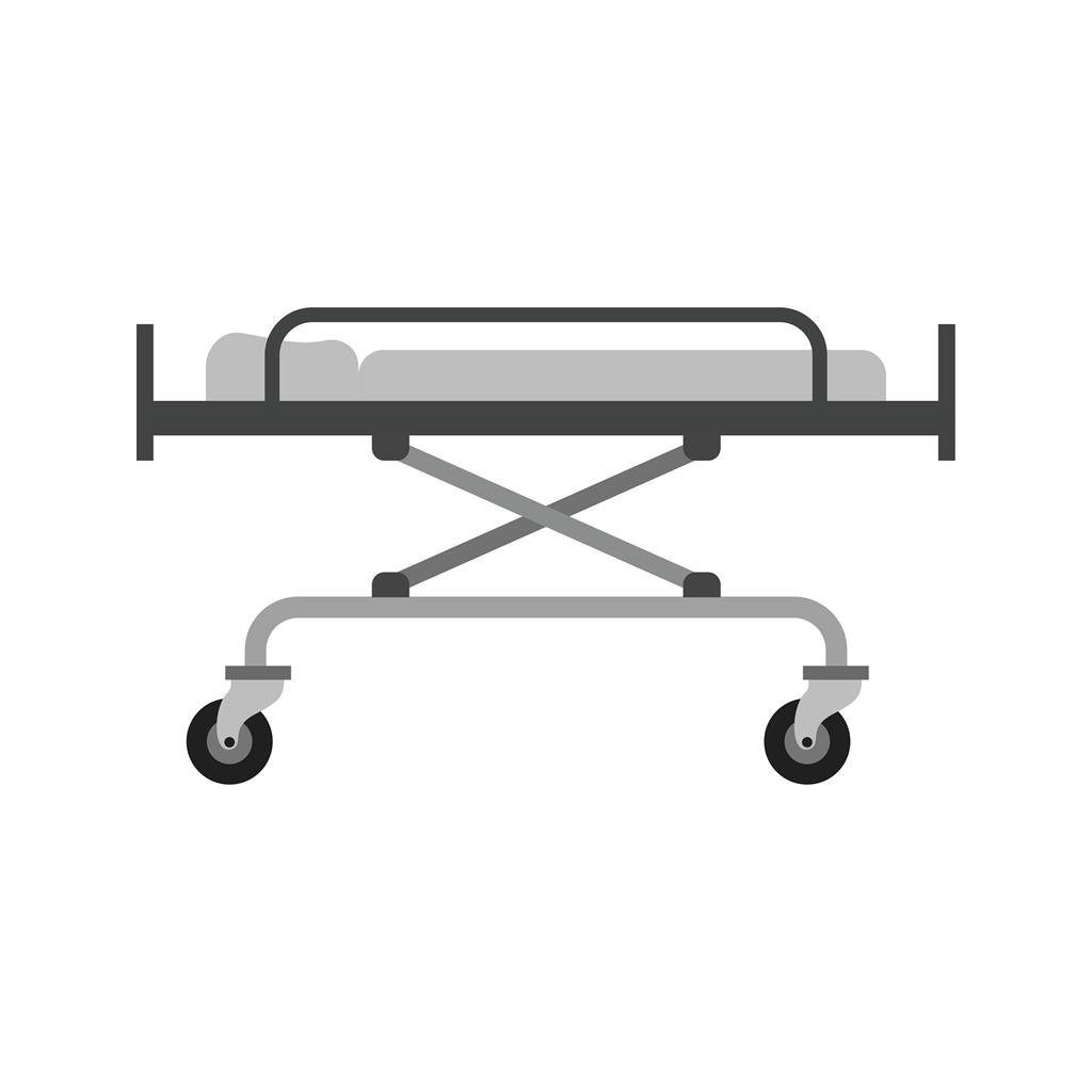 Stretcher Greyscale Icon - IconBunny