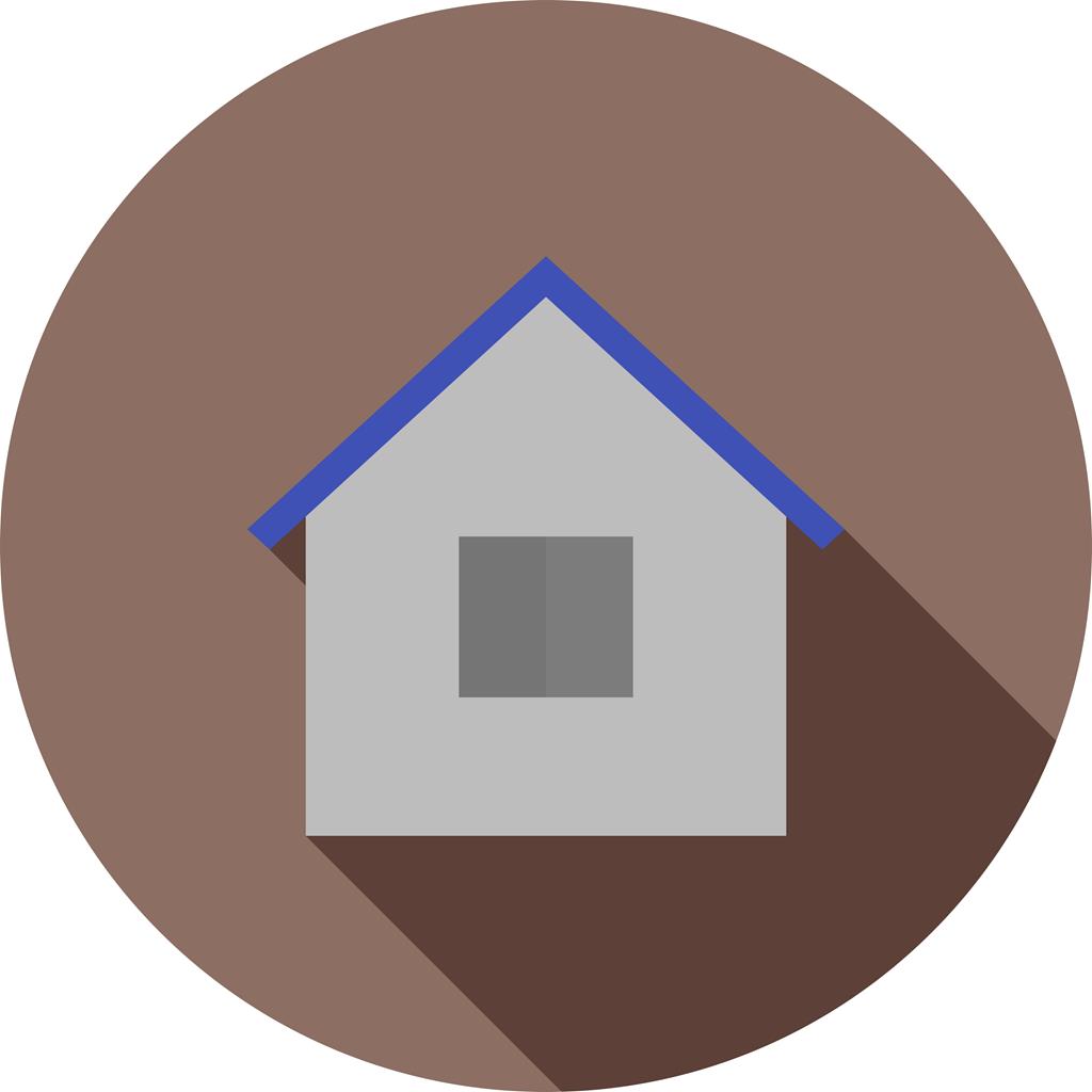 Home II Flat Shadowed Icon