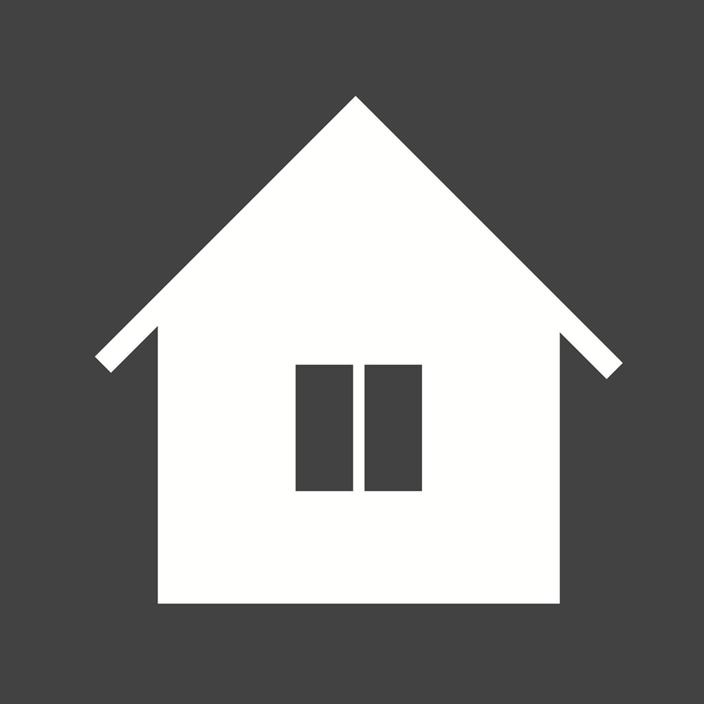 Home II Glyph Inverted Icon