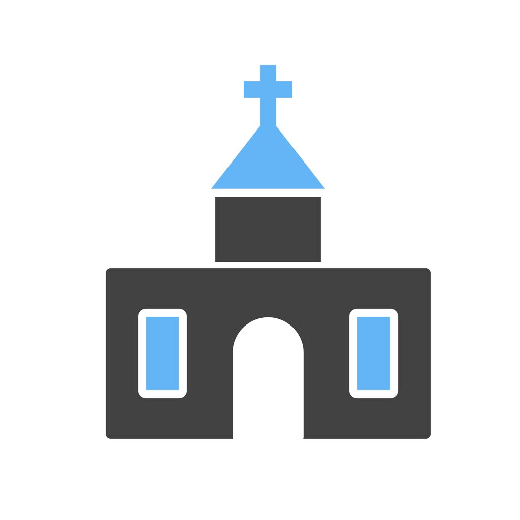 Church Blue Black Icon