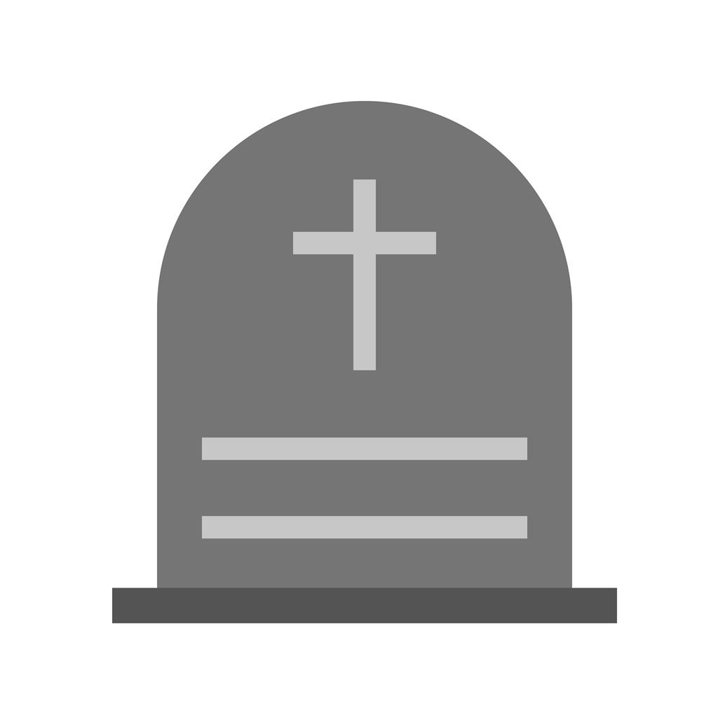 Cemetry Greyscale Icon