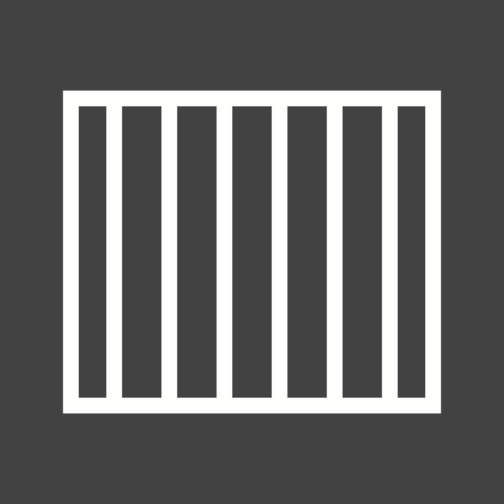 Prison Line Inverted Icon