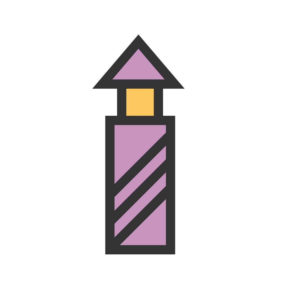 Lighthouse Line Filled Icon