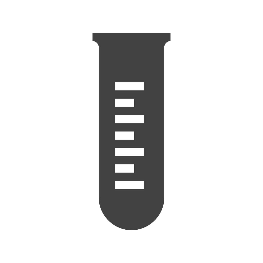 Test Tube Glyph Icon - IconBunny