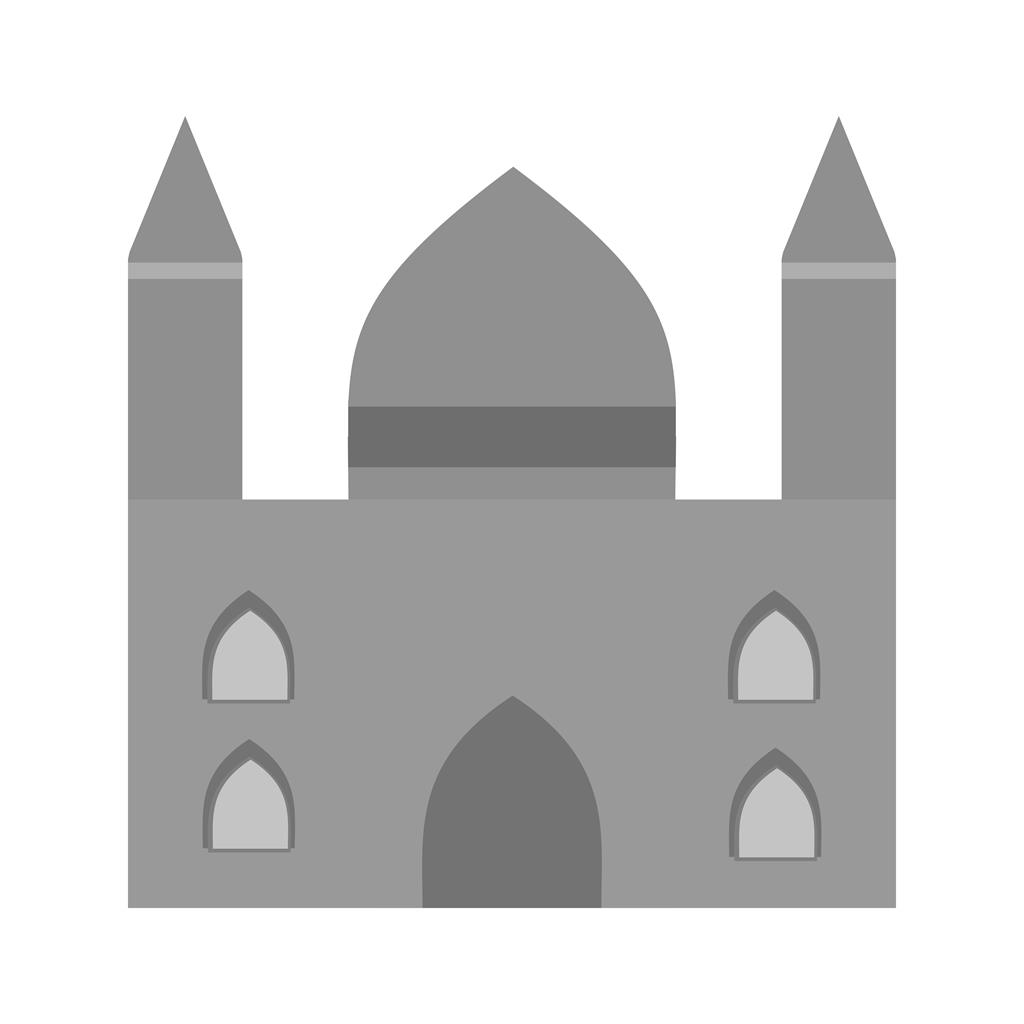 Mosque Greyscale Icon