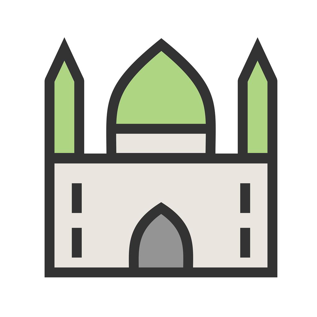 Mosque Line Filled Icon
