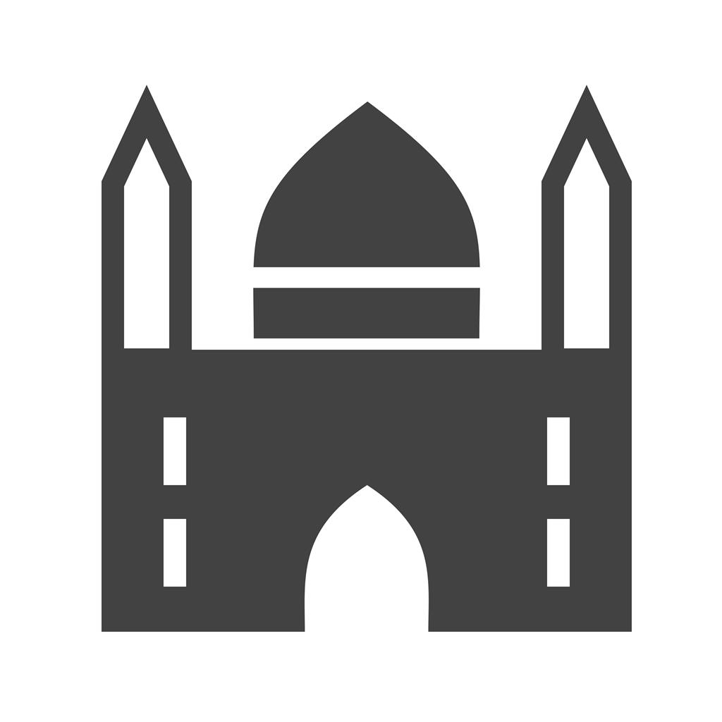Mosque Glyph Icon