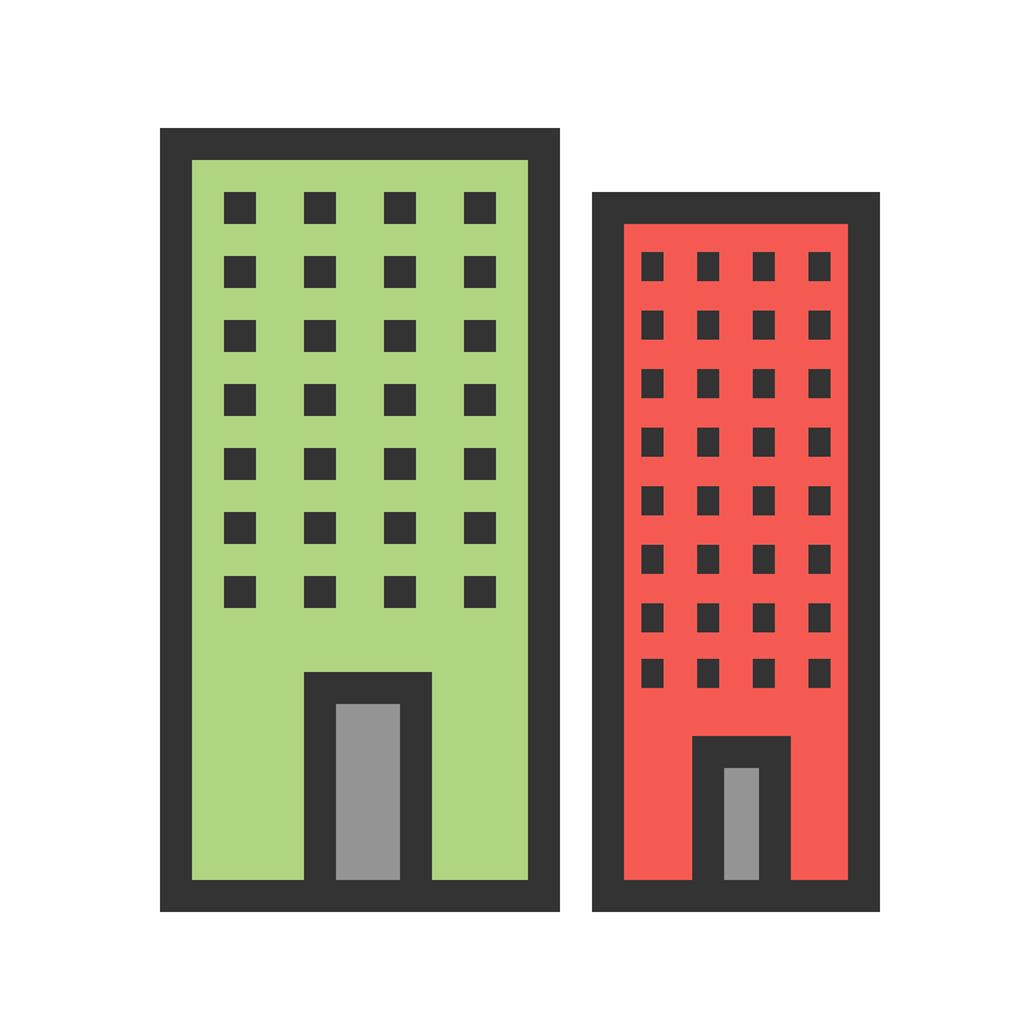 Offices Line Filled Icon