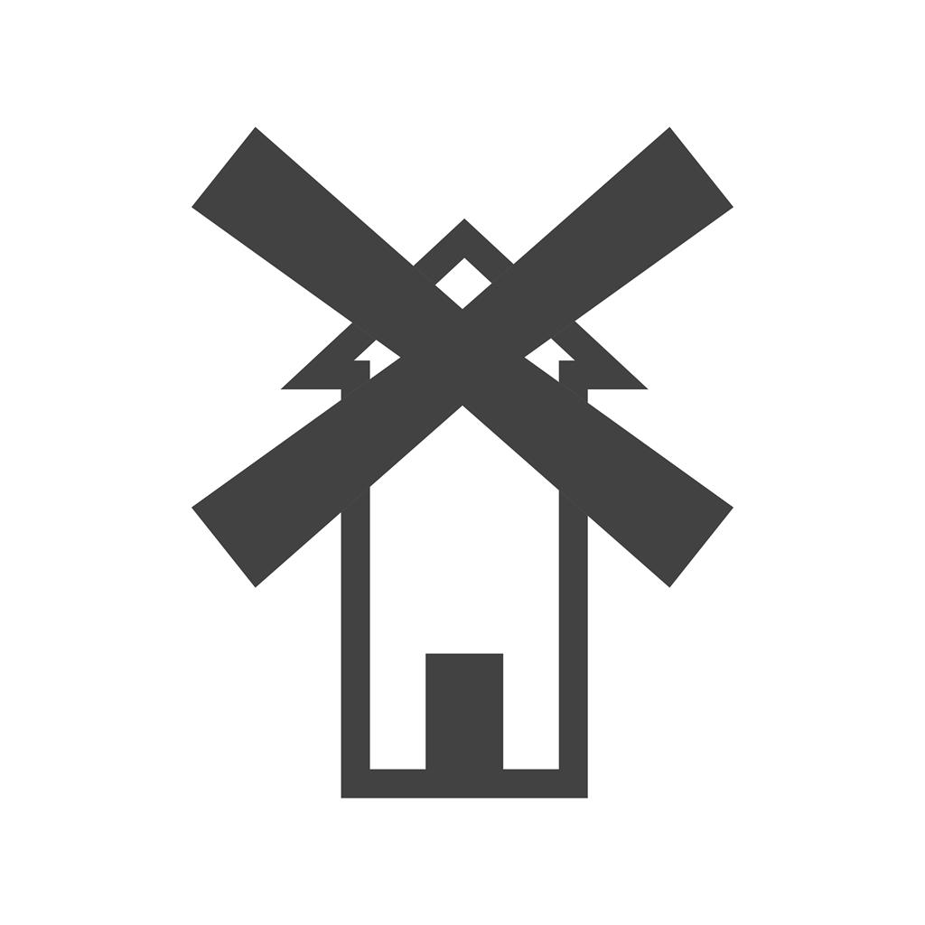 Windmill Glyph Icon