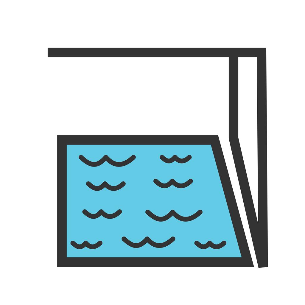 Swimming Pool Line Filled Icon