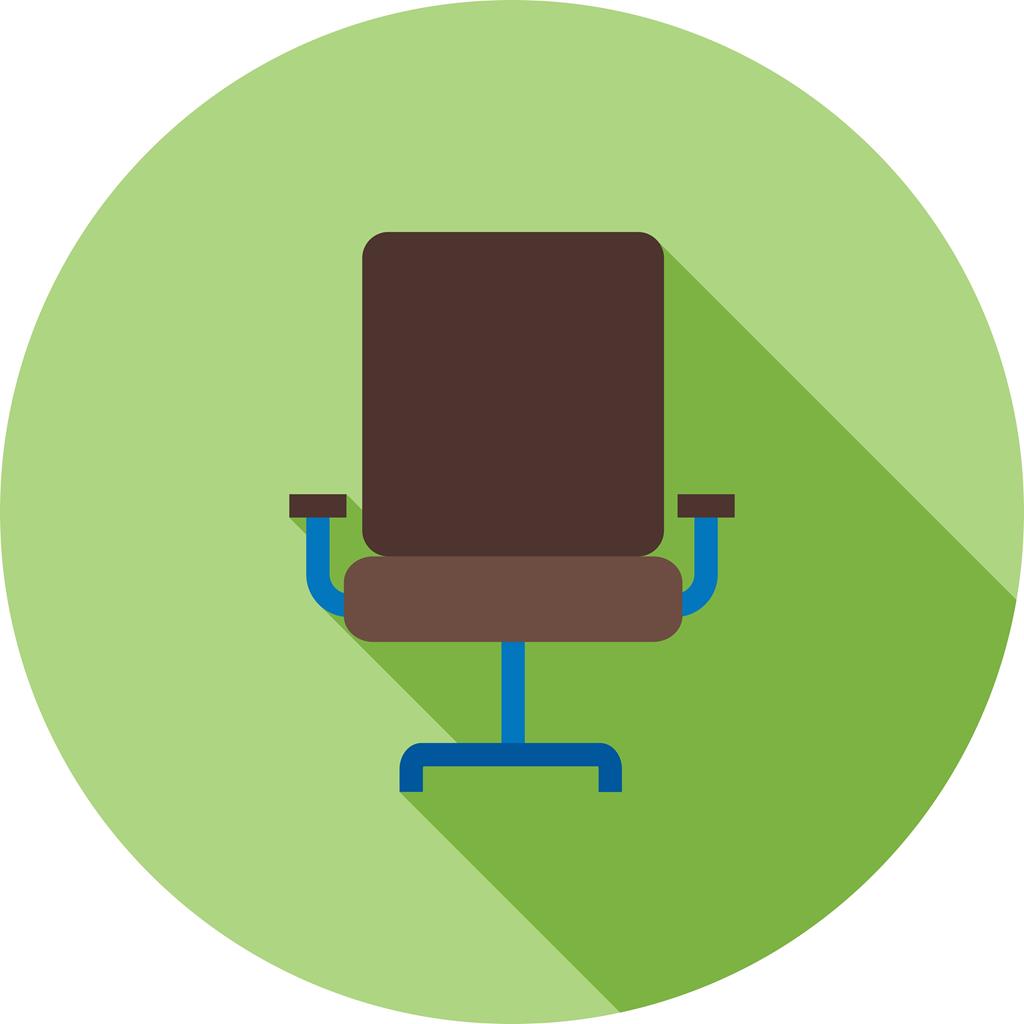 Chair Flat Shadowed Icon
