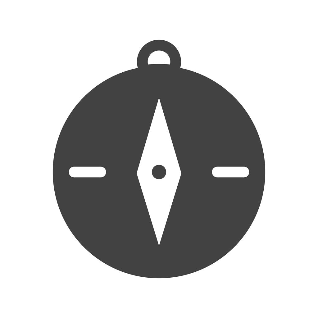 Compass Glyph Icon