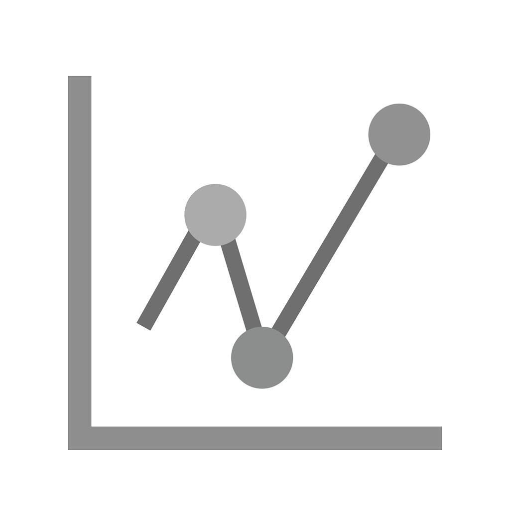 Statistics Greyscale Icon