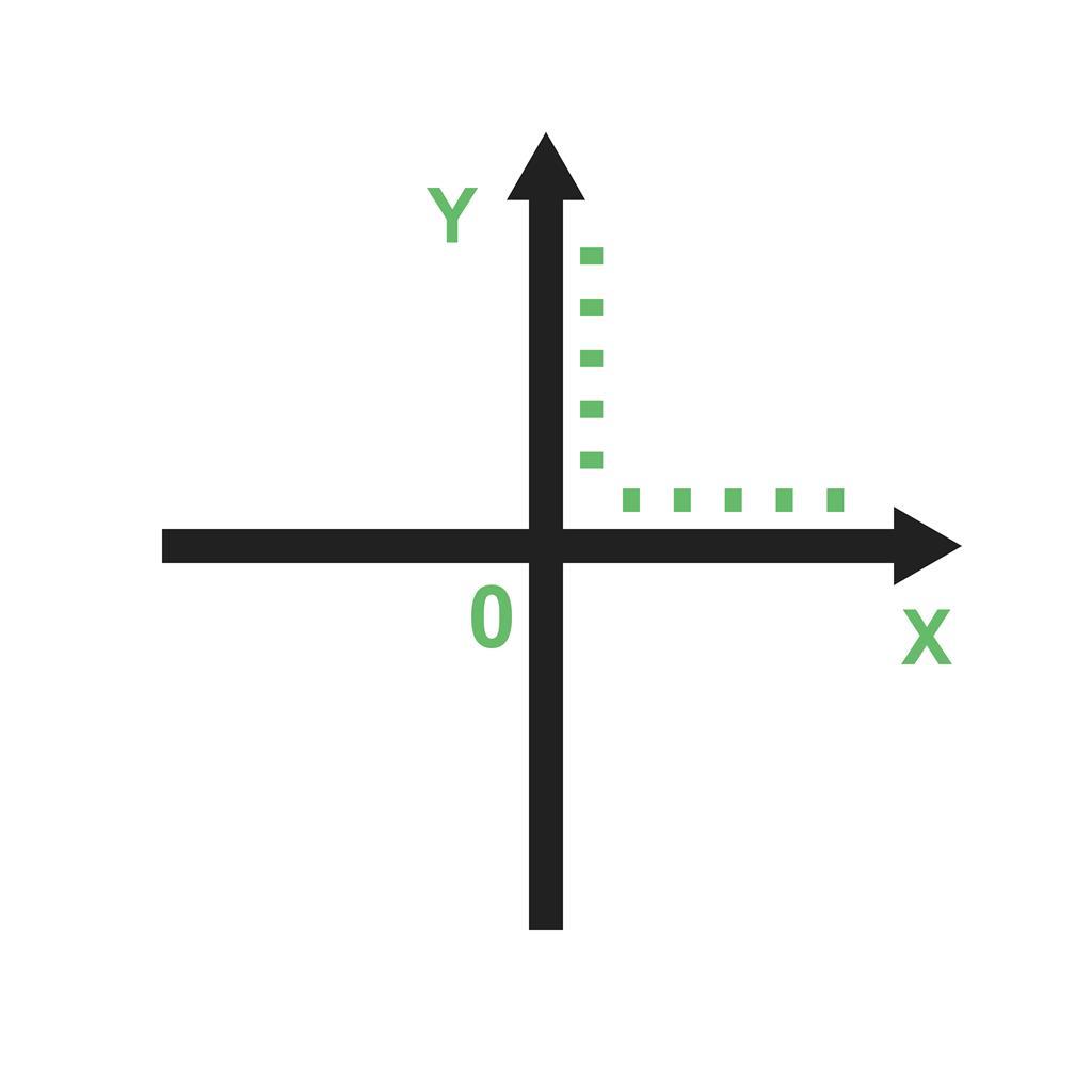 Graph Line Green Black Icon