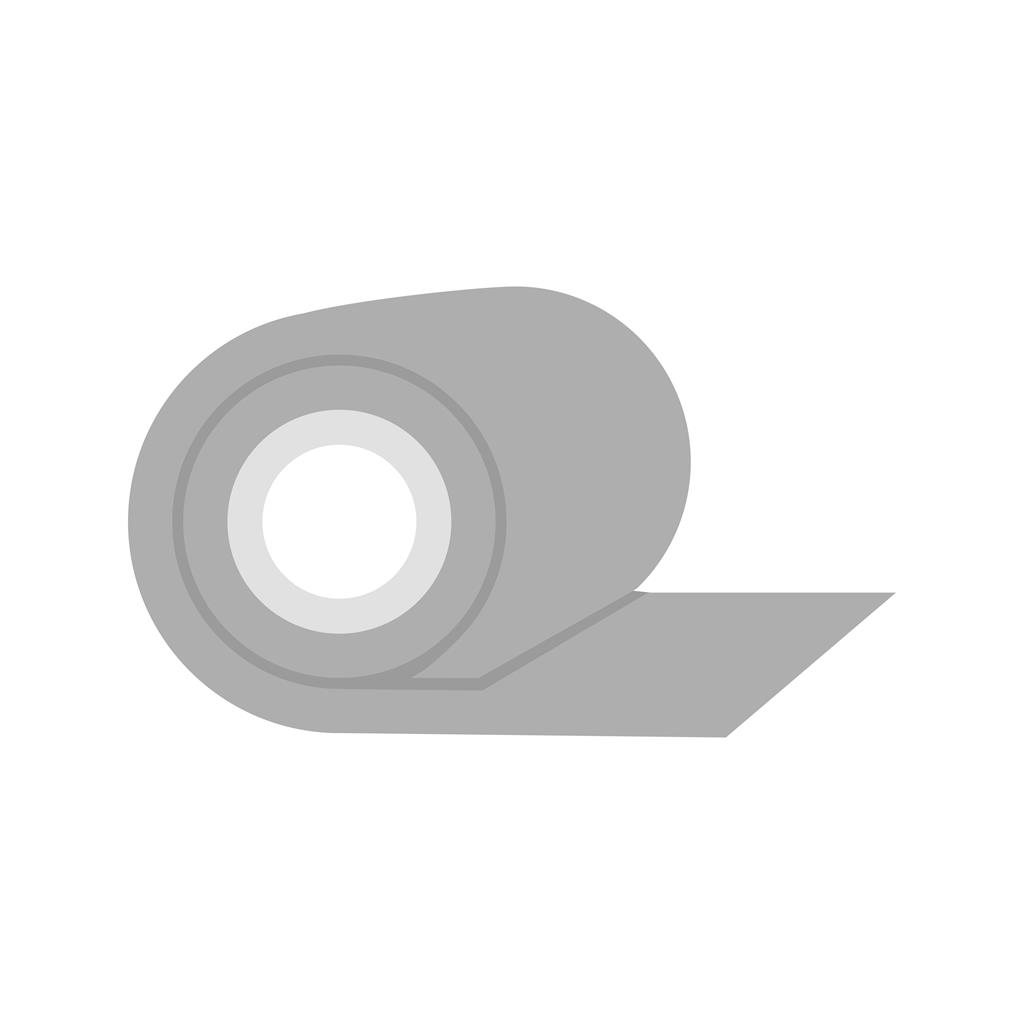 Bandage Roll Greyscale Icon - IconBunny