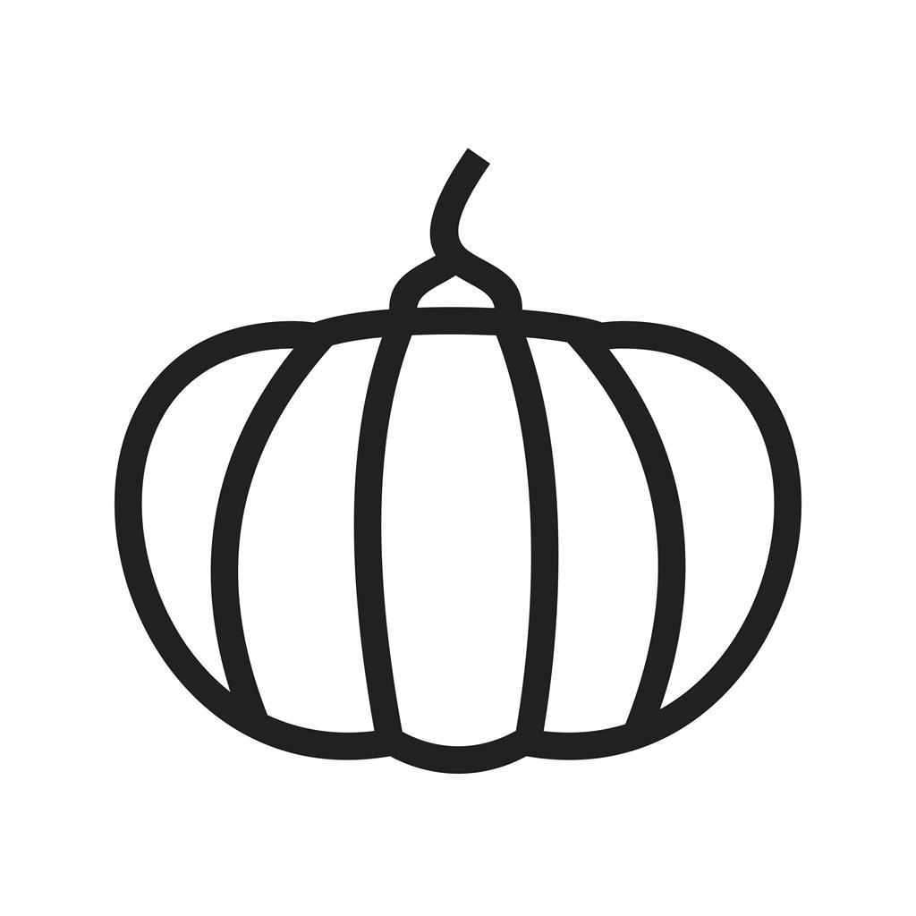 Pumpkin Line Icon