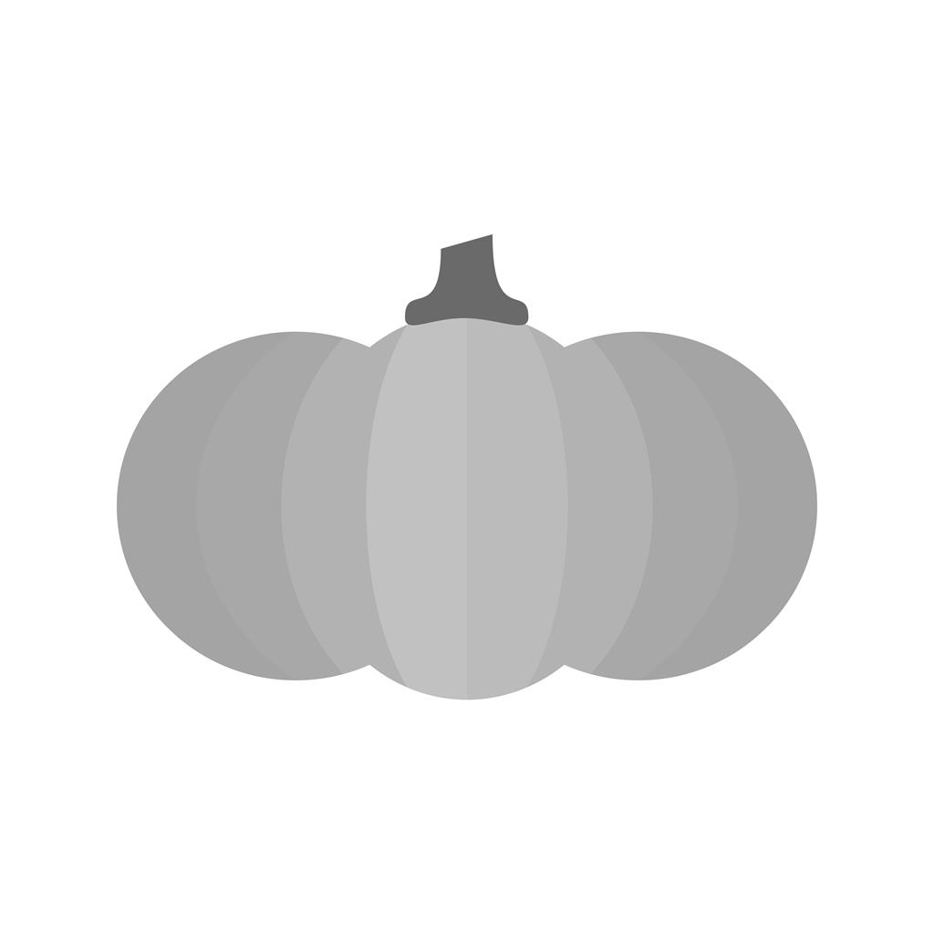 Pumpkin Greyscale Icon