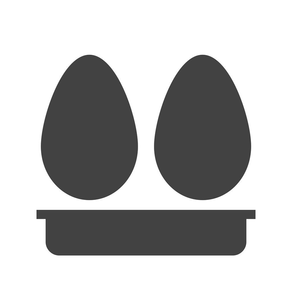 Eggs Glyph Icon