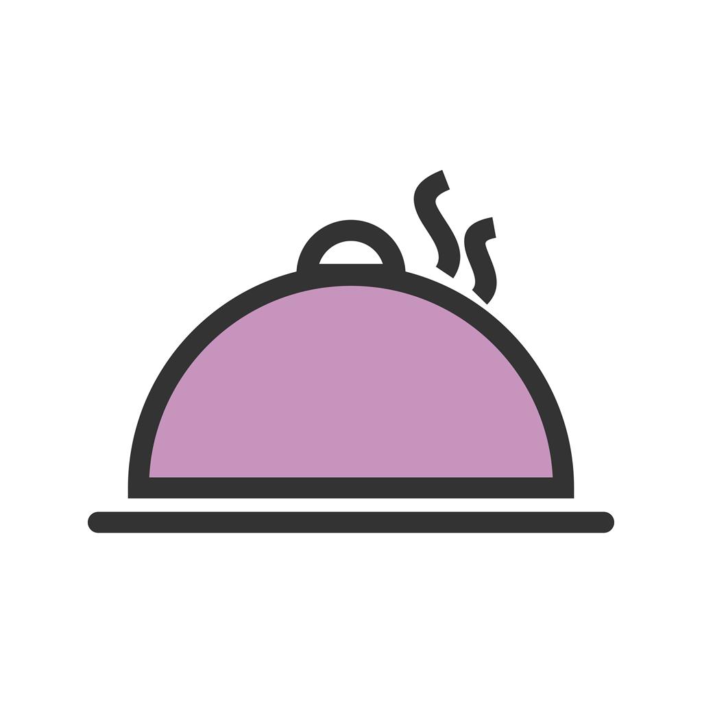 Hot Dinner Line Filled Icon