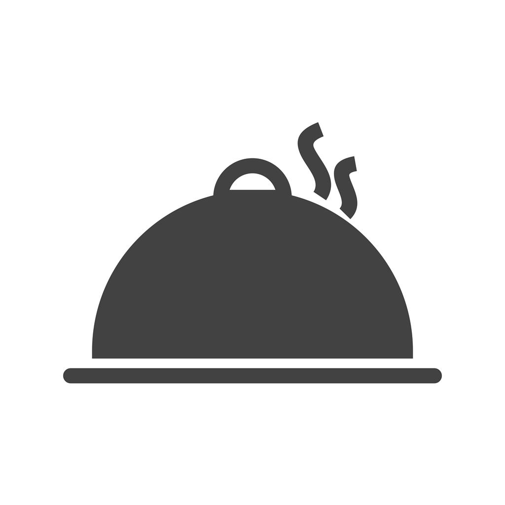 Hot Dinner Glyph Icon